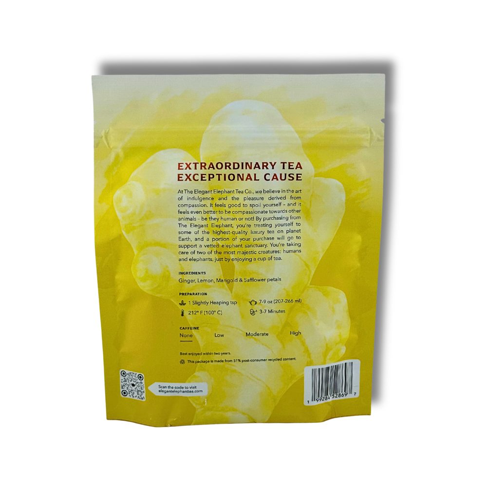 ginger lemon caffeine-free herbal tea