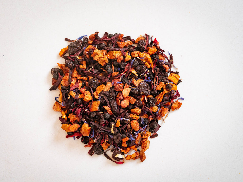 organic blueberry bliss herbal tea